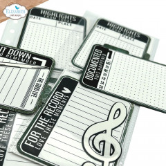 Metal Cutting Die - Library Pocket Filler Cards