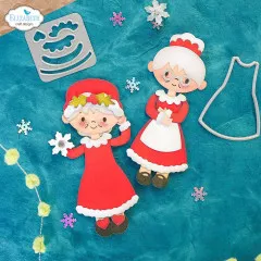 Metal Cutting Die - Mrs. Claus