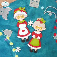 Metal Cutting Die - Mrs. Claus