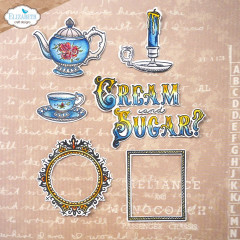 Metal Cutting Die - Cream & Sugar