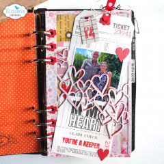 Metal Cutting Die - Planner Essentials 57 - Heart Overlay