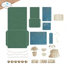 Metal Cutting Die - Rest & Relaxation - Library Pockets & Accessories