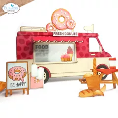 Metal Cutting Die - Food Truck