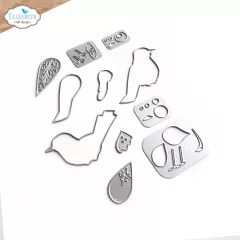 Metal Cutting Die - Layered Birds