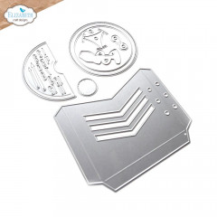 Metal Cutting Die - Pocket set Chevron Circle