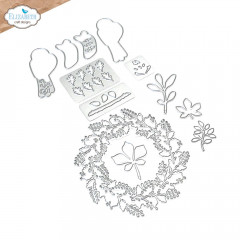 Metal Cutting Die - Fall Wreath & Owl