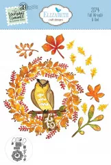 Metal Cutting Die - Fall Wreath & Owl