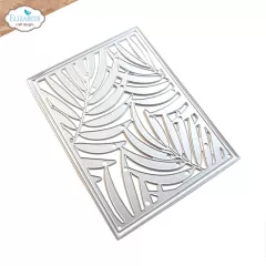 Metal Cutting Die - Leaves background