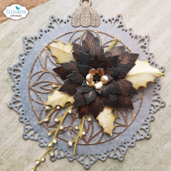 Metal Cutting Die - Paper Flowers by Angelica Turner - Joyous Ornament - Round