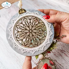 Metal Cutting Die - Paper Flowers by Angelica Turner - Joyous Ornament - Round