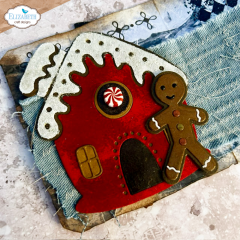 Metal Cutting Die - Gingerbread House