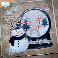 Metal Cutting Die - December White