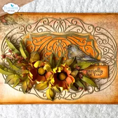 Metal Cutting Die - Autumn Fancy Frame