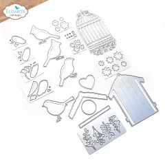 Metal Cutting Die - Birds & Dwellings