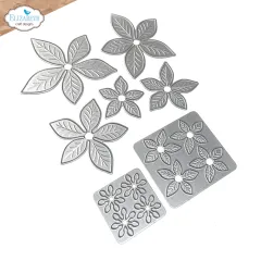 Metal Cutting Die - Festive Holly - Poinsettia