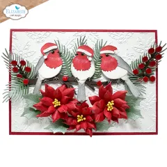 Metal Cutting Die - Festive Holly - Winter Greenery