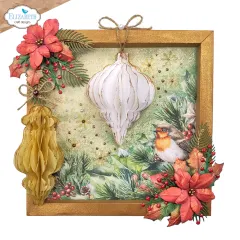 Metal Cutting Die - Festive Holly - Festive Ornaments