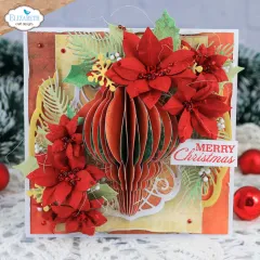 Metal Cutting Die - Festive Holly - Festive Ornaments