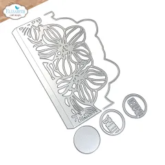 Metal Cutting Die - Botanical Blends - Borderpage with Flowers