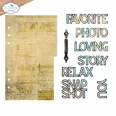 Metal Cutting Die - Botanical Blends - Page with Large Tab 1