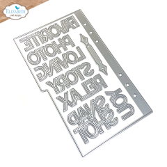 Metal Cutting Die - Botanical Blends - Page with Large Tab 1