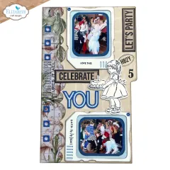 Metal Cutting Die - Botanical Blends - Page with Large Tab 1