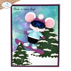 Metal Cutting Die - Living it Up - Little Mouse Winter Accessories