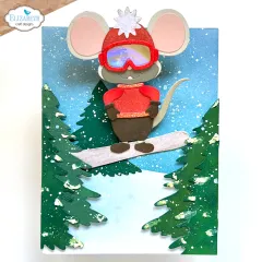Metal Cutting Die - Living it Up - Little Mouse Winter Accessories