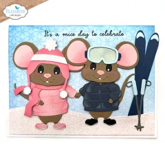 Metal Cutting Die - Living it Up - Big Mouse Winter Accessories