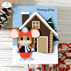 Metal Cutting Die - Living it Up - Cabin