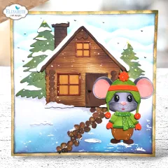 Metal Cutting Die - Living it Up - Cabin