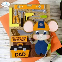 Metal Cutting Die - Living it Up - Construction Accessories