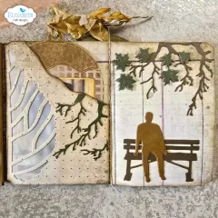 Metal Cutting Die - Golden Season - Build a Journal XL