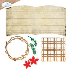 Metal Cutting Die - Golden Season - Book of Christmas Square