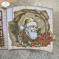 Metal Cutting Die - Golden Season - Book of Christmas Square