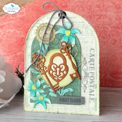 Metal Cutting Die - Romantic Revival - Postage, Arches & Keys