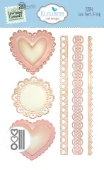 Metal Cutting Die - Romantic Revival - Lace, Heart & Doily