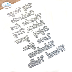 Metal Cutting Die - Romantic Revival - Everyday Big Words