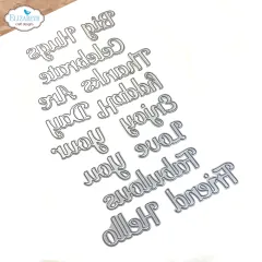 Metal Cutting Die - Romantic Revival - Everyday Big Words