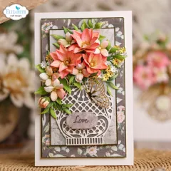 Metal Cutting Die - Bohemian Rose - Rose Companion Flower