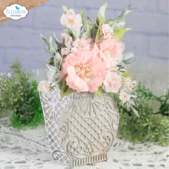 Metal Cutting Die - Bohemian Rose - Delicate Fancy Card Easel