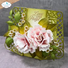 Metal Cutting Die - Bohemian Rose - Delicate Fancy Card Easel