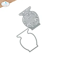 Metal Cutting Die - Bohemian Rose - Delicate Fancy Vase