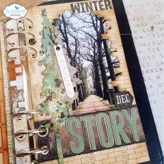 Metal Cutting Die - Winter Wanderlust - Brick Frame