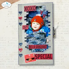 Metal Cutting Die - Winter Wanderlust - Brick Frame