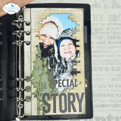 Metal Cutting Die - Winter Wanderlust - Brick Frame