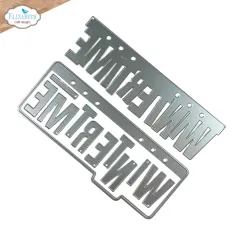 Metal Cutting Die - Winter Wanderlust - Wintertime wordstrip