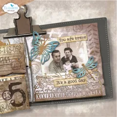 Metal Cutting Die - Hello You - Split tag pocket page