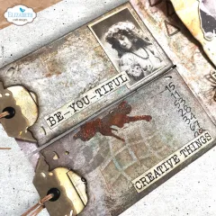 Metal Cutting Die - Hello You - Split tag pocket page