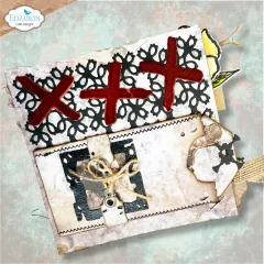 Metal Cutting Die - Hello You - Split tag pocket page